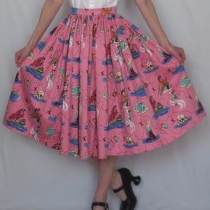 PINUP COUTURE Jenny Skirt NEVERLAND Peter Pan XS